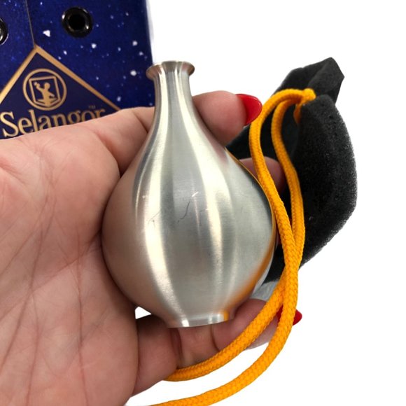 IOB Selangor Pewter Mini 2.75" Flower Bud Vase - Picture 2 of 5